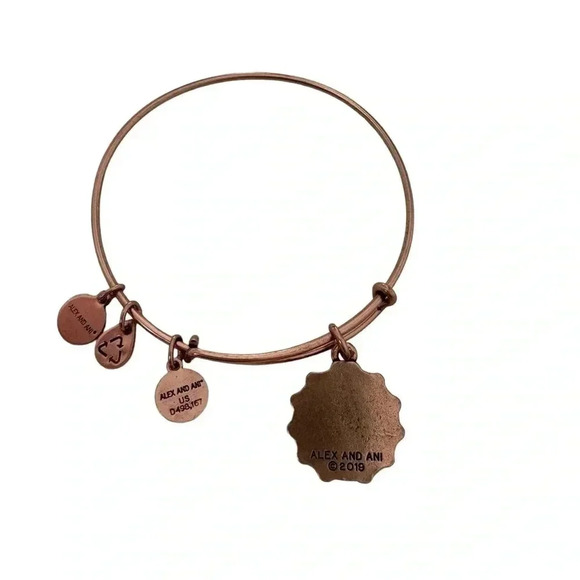 Alex and Ani Star Fish II Bracelet Charm Color Infusion Jewelry Bangle Blue - Picture 4 of 5